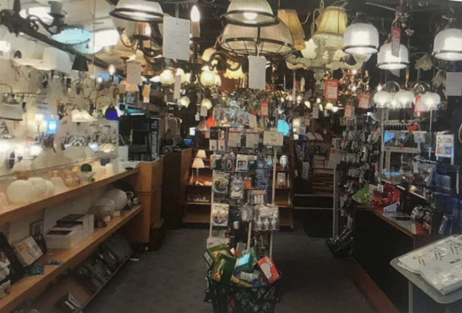 The shop is an "Aladdin's Cave" of lights, according to the owner