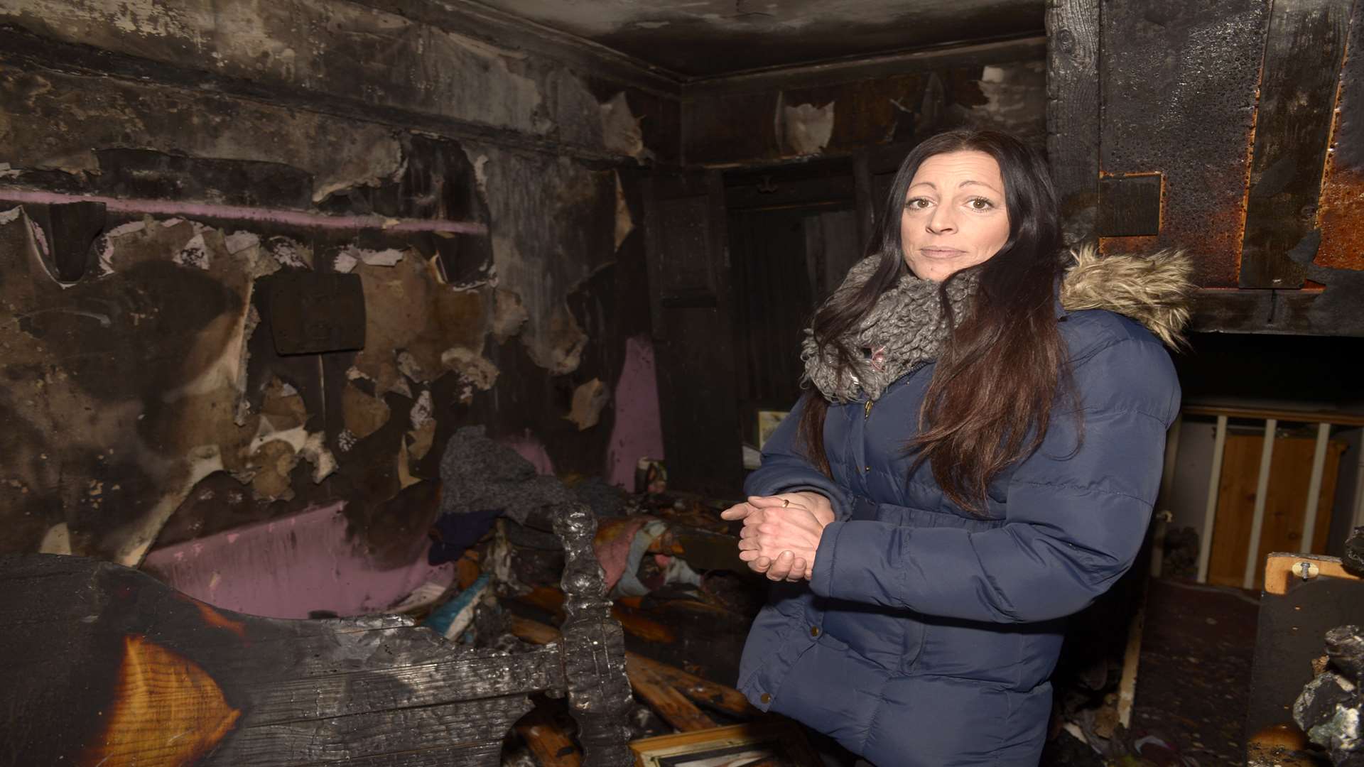 Jamie Price lost everything as flames ripped through her home