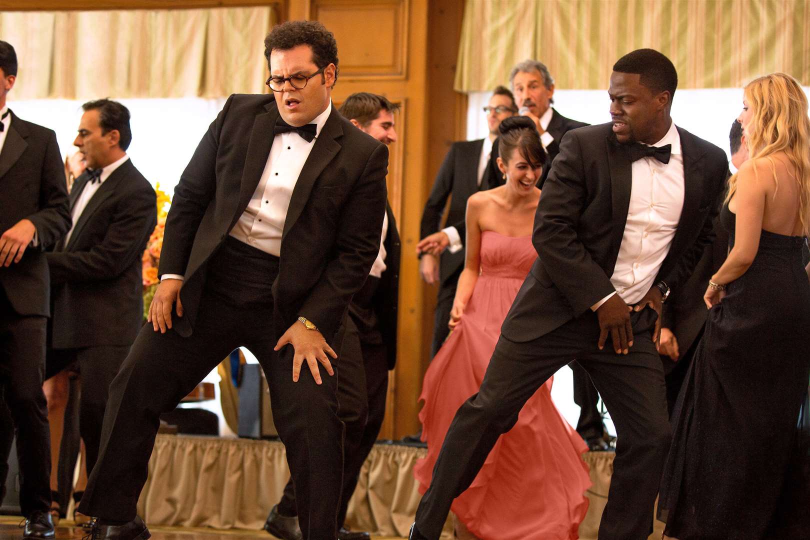 Doug (Josh Gad) and Jimmy (Kevin Hart), in The Wedding Ringer. Picture: PA Photo/Matt Kennedy/Screen Gems/Sony