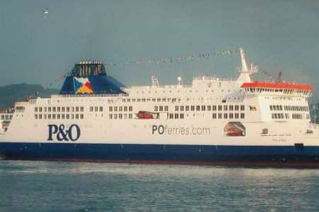 P&O's Pride of Kent ferry