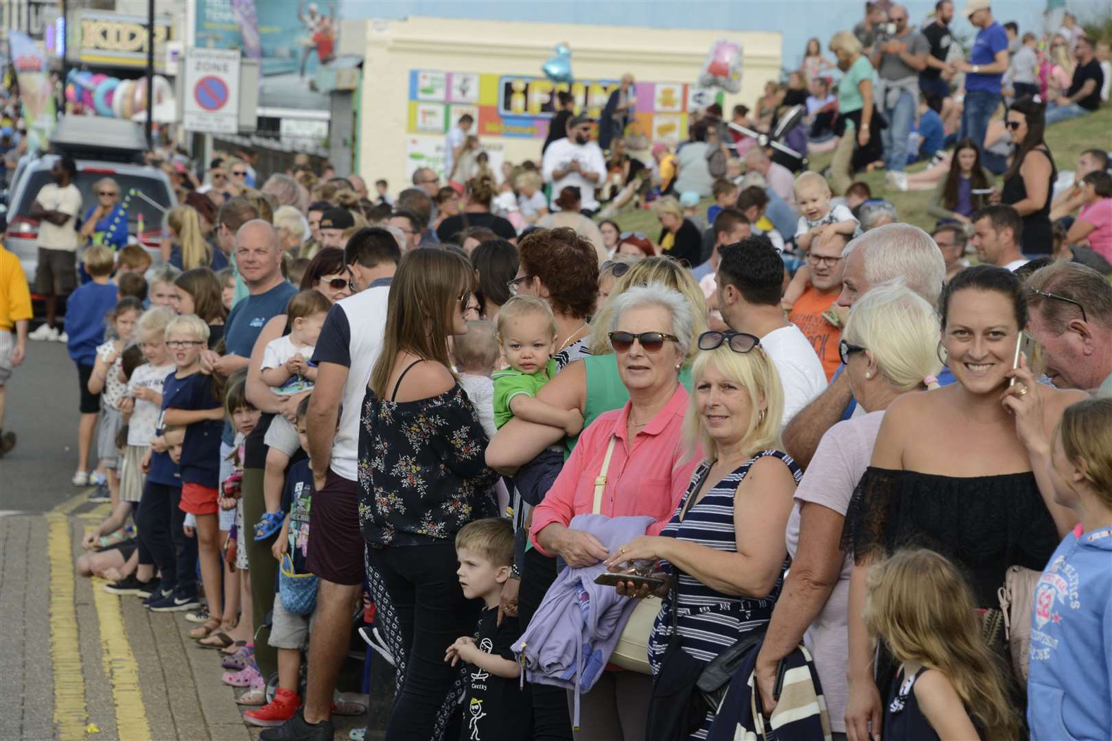 Scores of people at the Herne Bay Carnival in 2018. Picture: Paul Amos