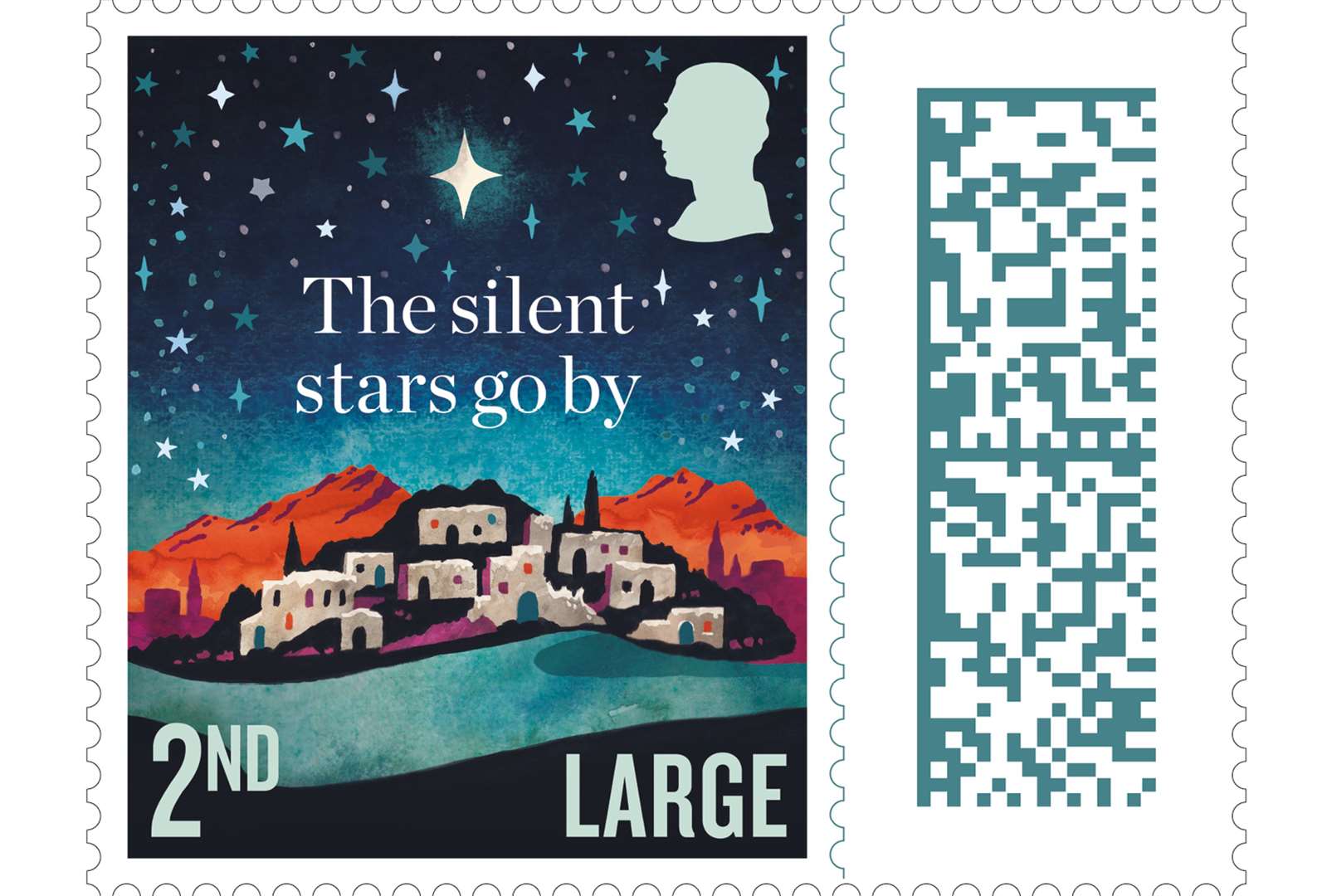The stamps have chosen five different carols for inspiration. Image: Royal Mail.