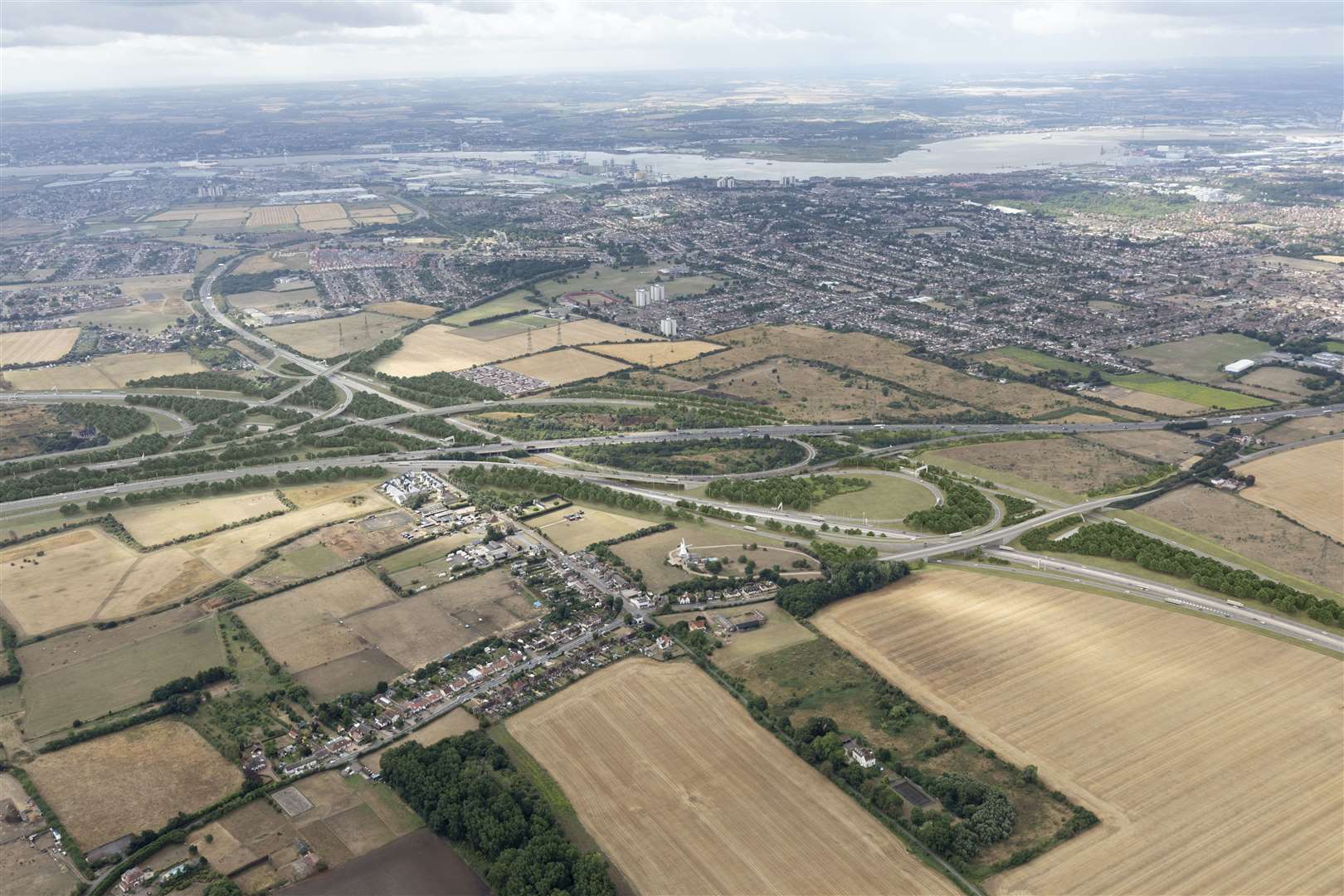 How the new A13 and A1089 junction will look at the Lower Thames Crossing. Picture: Highways England/Joas Souza Photographer