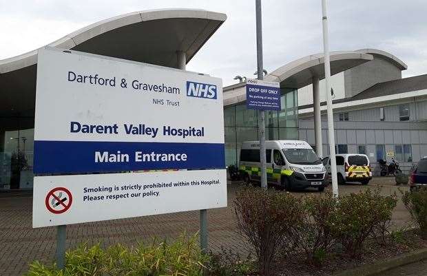 Marley was first taken to Darent Valley Hospital in Dartford