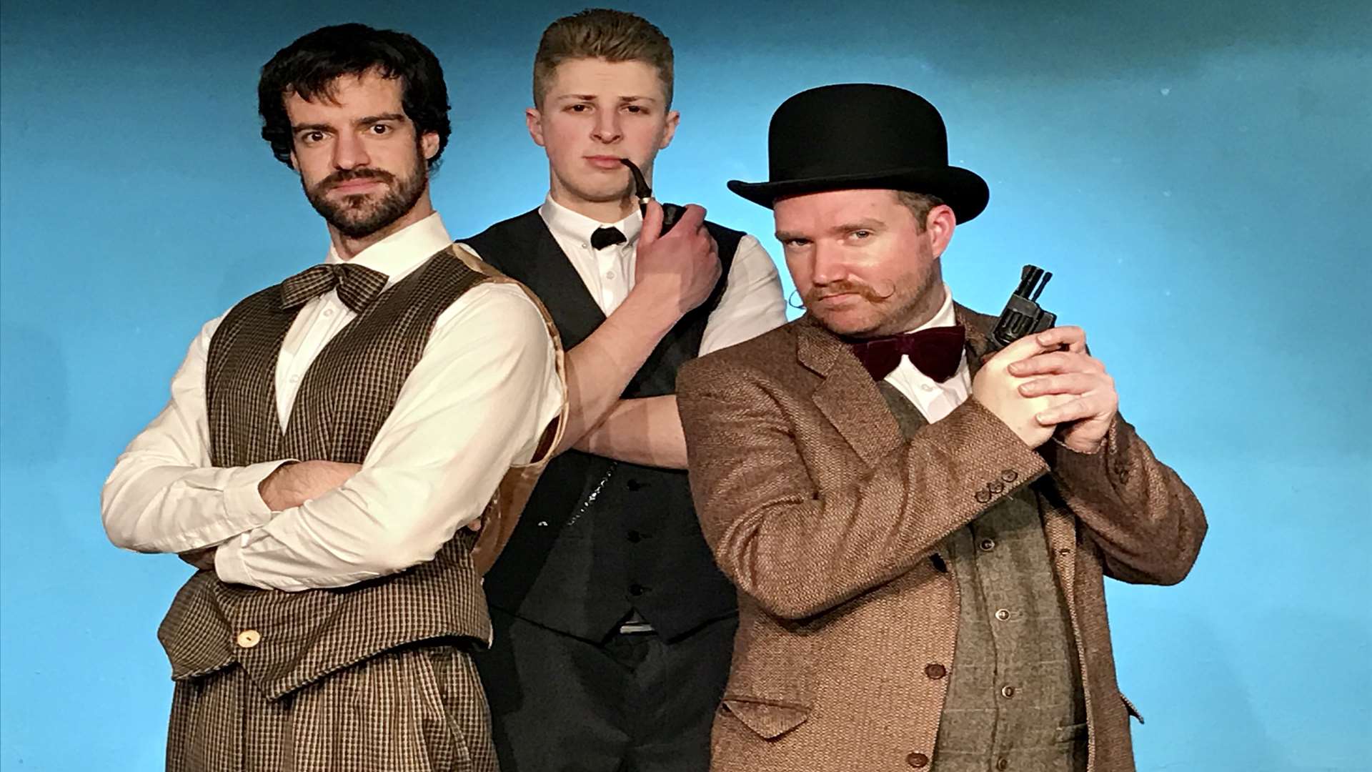 Luke Bailey, Ryan Caston and Mike Gentry in the Hound of the Baskervilles