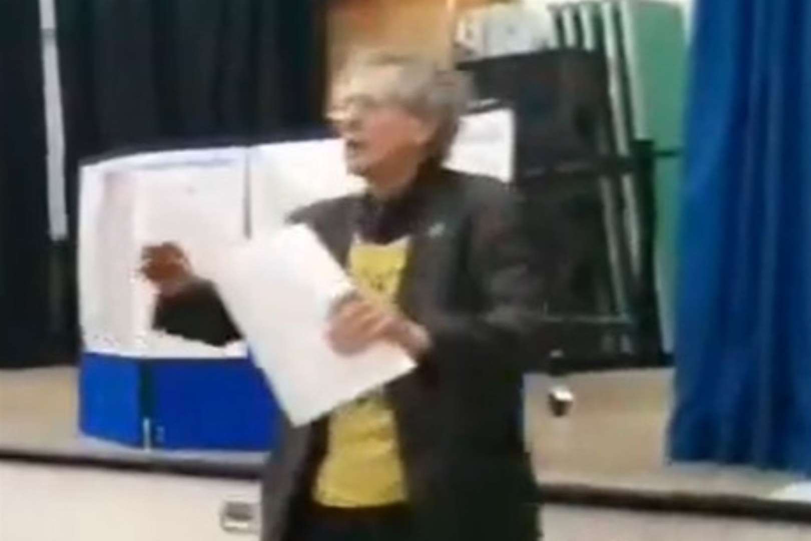 Piers Corbyn attended a drop-in session in Whitstable about Canterbury City Council's draft Local Plan. Picture: Delivering Liberty / YouTube
