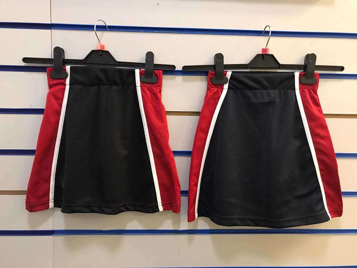 The longer length skort is now the standard at The Schoolwear Centre and the shorter ones no longer available