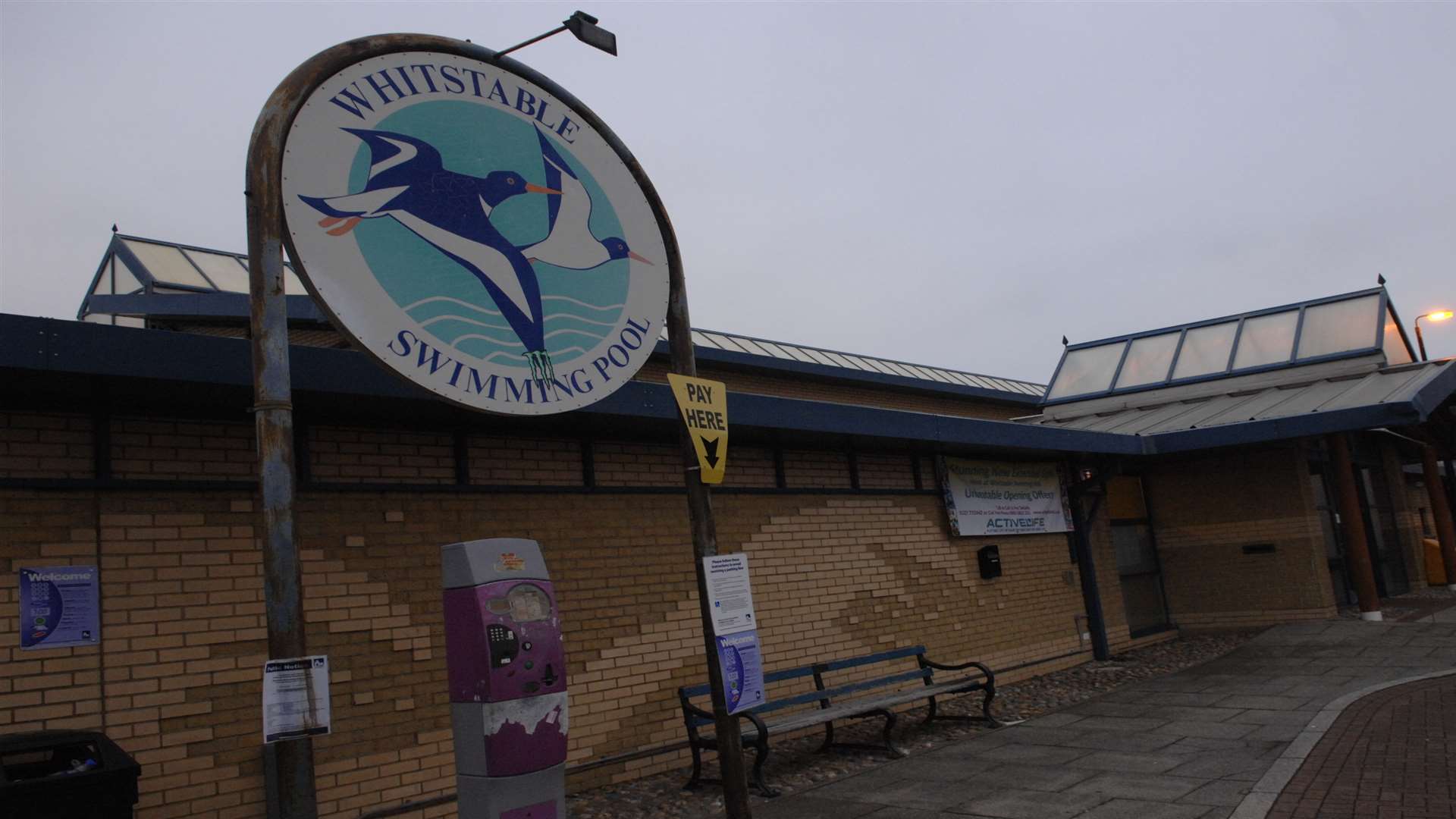 The incident happened at Whitstable Swimming Pool