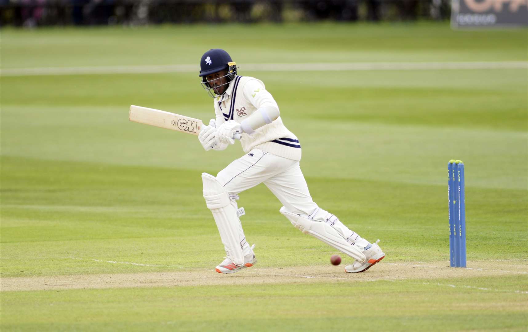 Daniel Bell-Drummond's woes continued with the bat as he went leg before without score. Picture: Barry Goodwin (47427921)