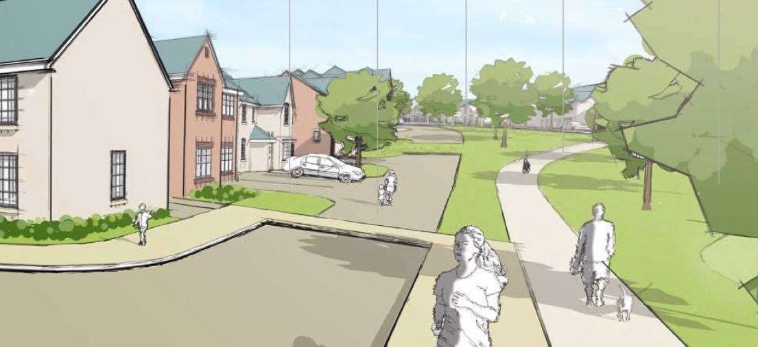 More than 200 homes have been proposed for the project. Picture: Gladman Developemnts Ltd