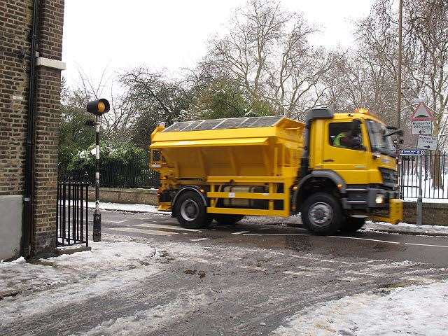Gritters are normally seen in winter spreading salt to stop ice forming