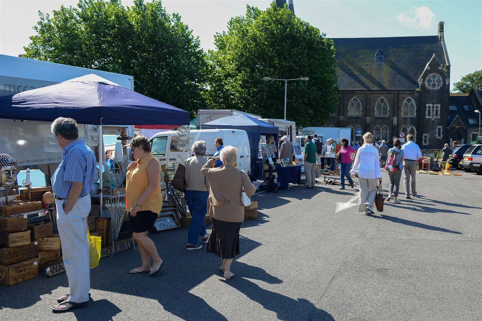 Shoppers are missing Deal Market which remains closed until the council can agree its social distancing plan with Dover District Council. Picture: Roger Charles