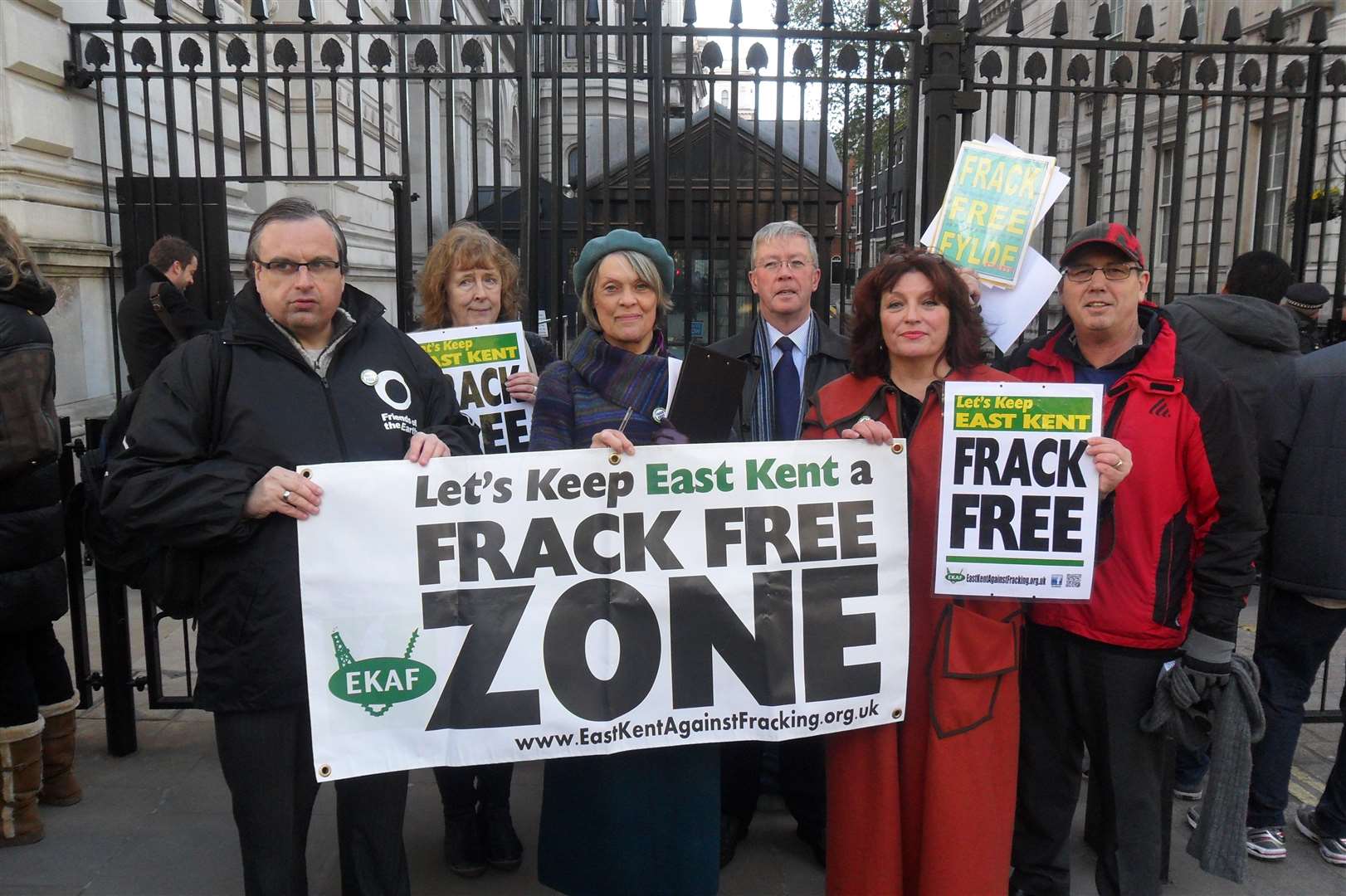 East Kent Against Fracking at 10 Downing Street