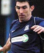 TARGET: Kevin Maher is wanted by Gills boss Mark Stimson. Picture courtesy Southend Echo.