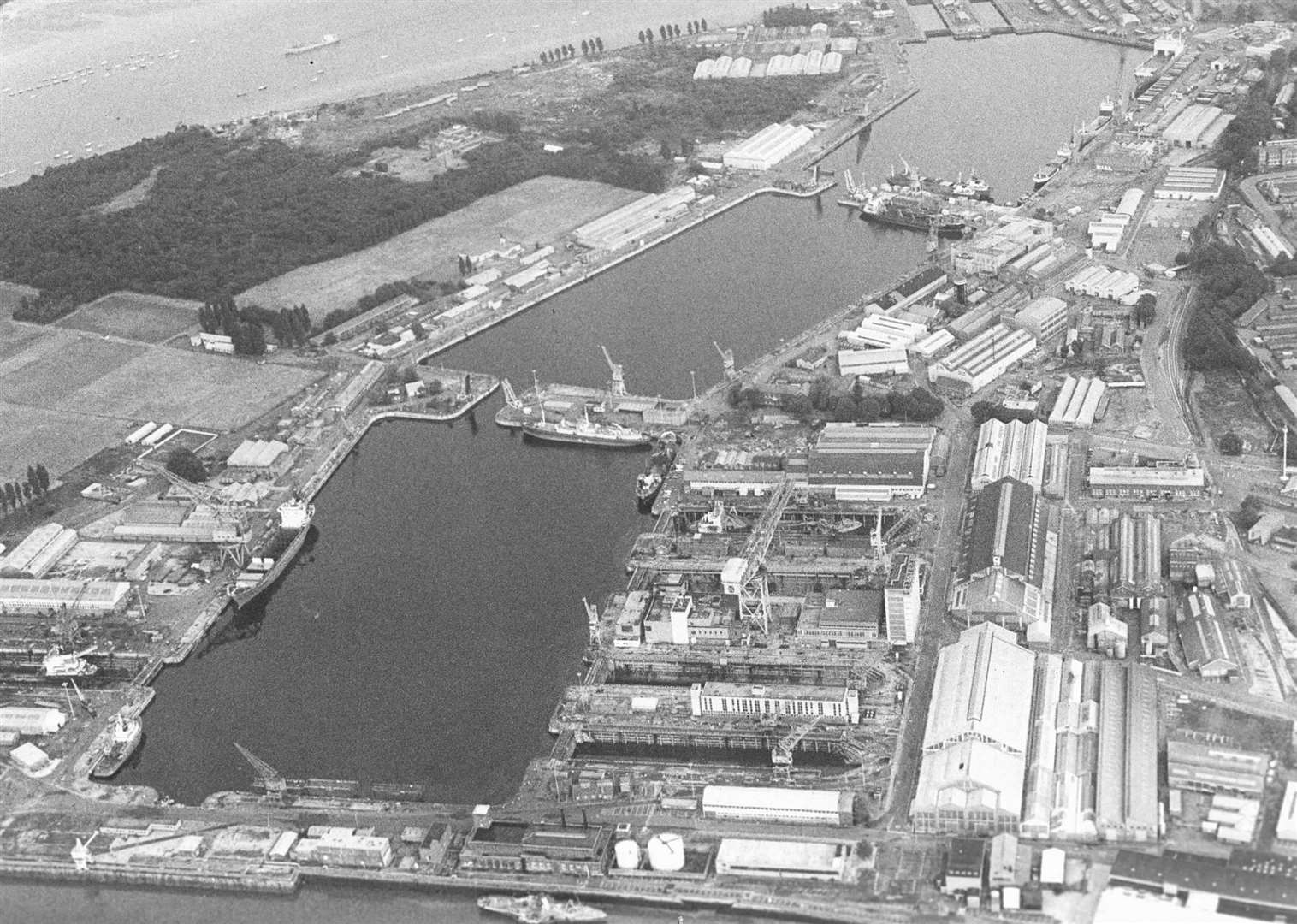 The impact of the closure of the dockyard had a profound impact on the area