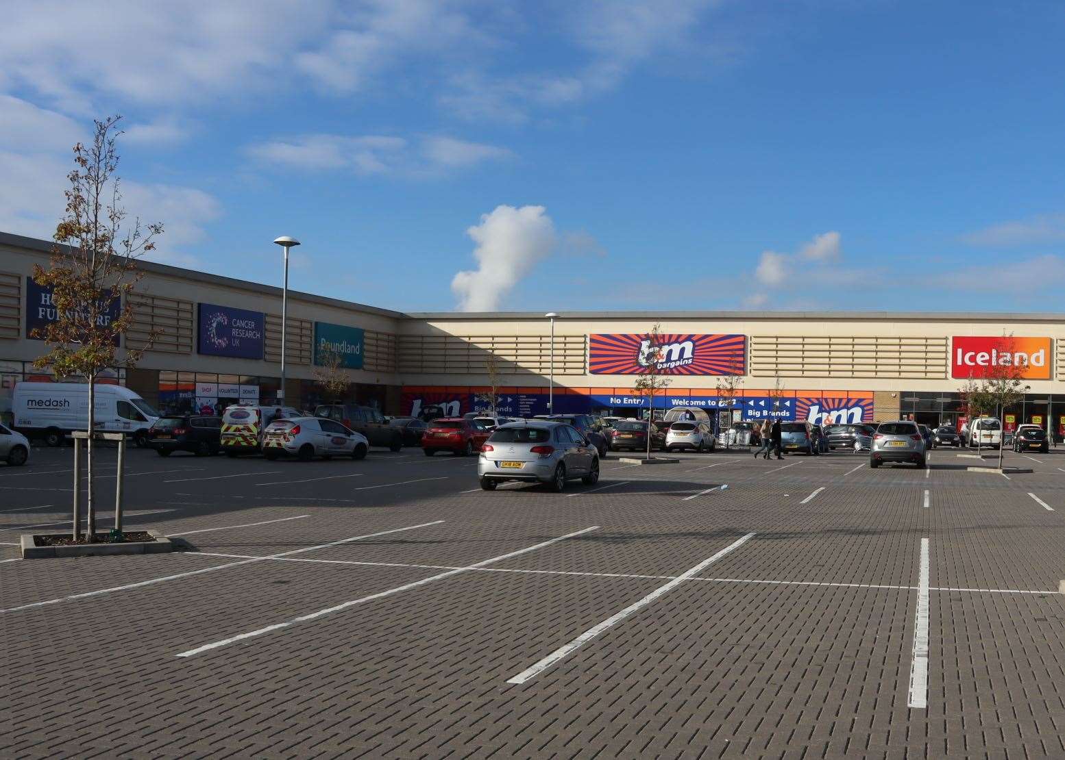 Neats Court Retail Park in Queenborough, Sheppey