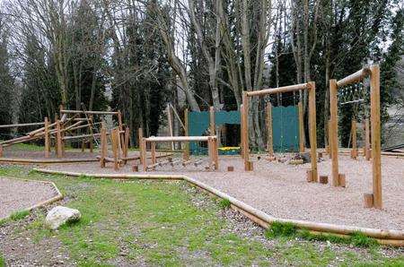 The body of Krzysztof Wrona was found at this playground in Tovil Green, Maidstone
