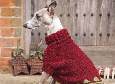 The Redhound Christmas Tree Knitting Kit, priced £32.99