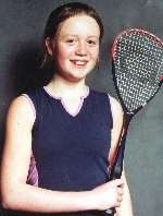 Young squash champion Annabelle Ballands