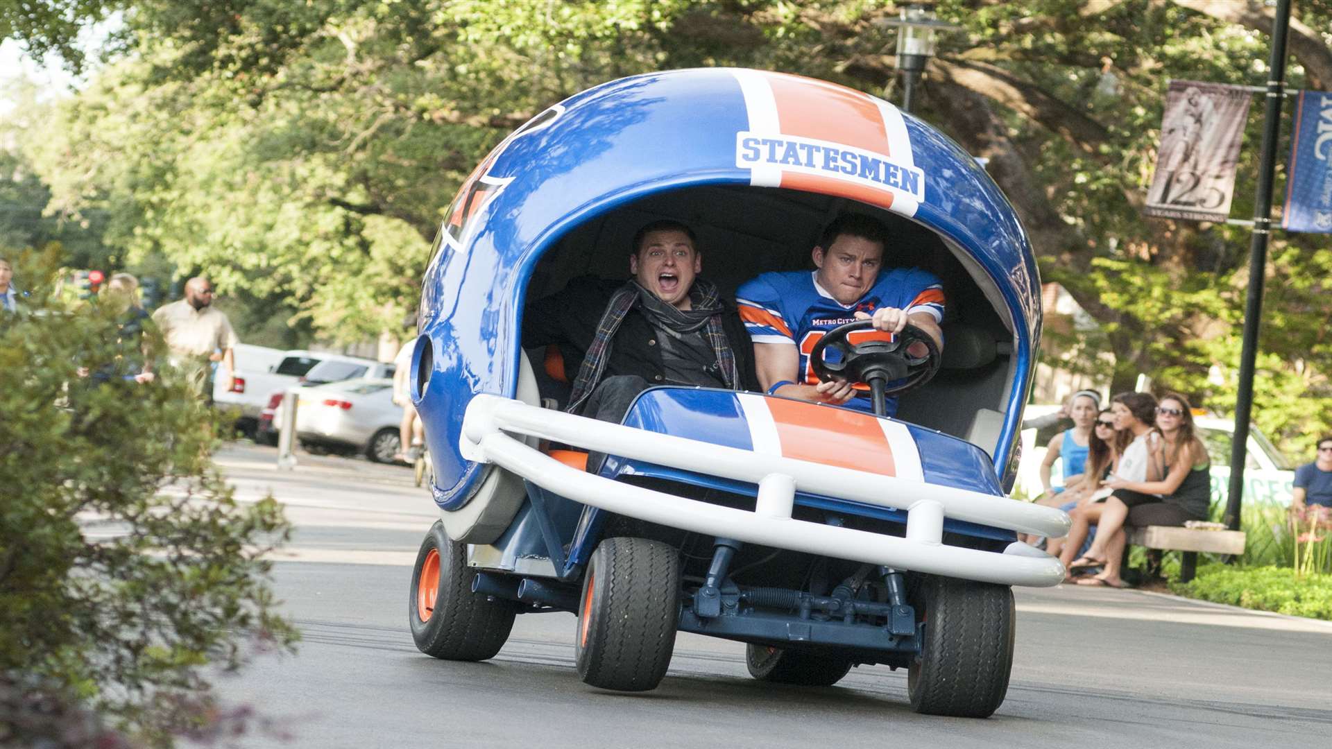 22 Jump Street, with Jonah Hill as Schmidt and Channing Tatum as Jenko. Picture: PA Photo/Studio Canal