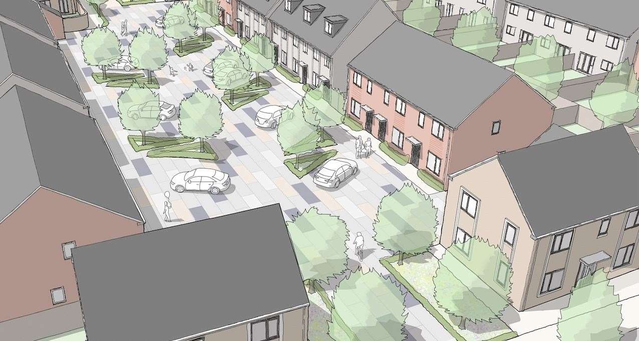 How some of the new housing off Watling Street could look