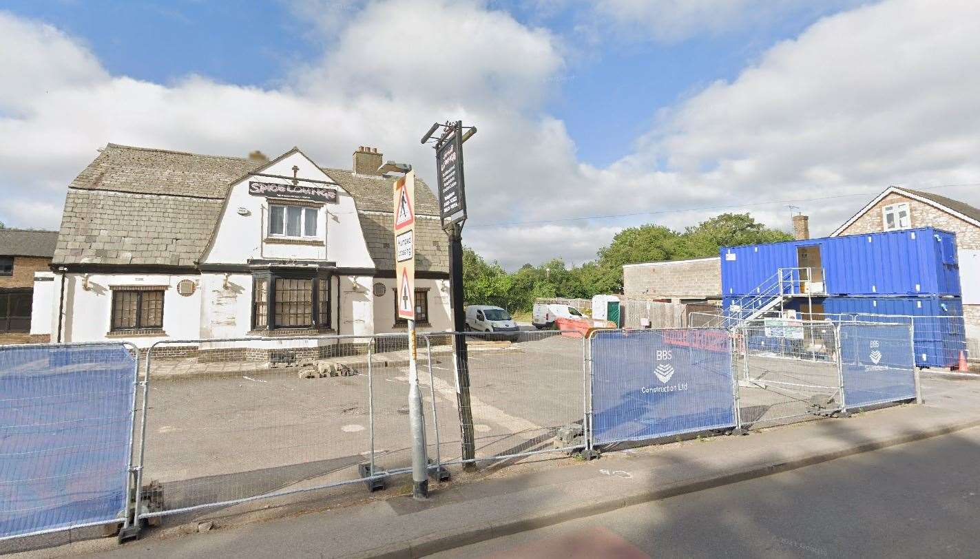 Spice Lounge, seen here under construction in July last year. Picture: Google