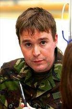 Territorial Army (TA) member and medic, Kevin Cairney