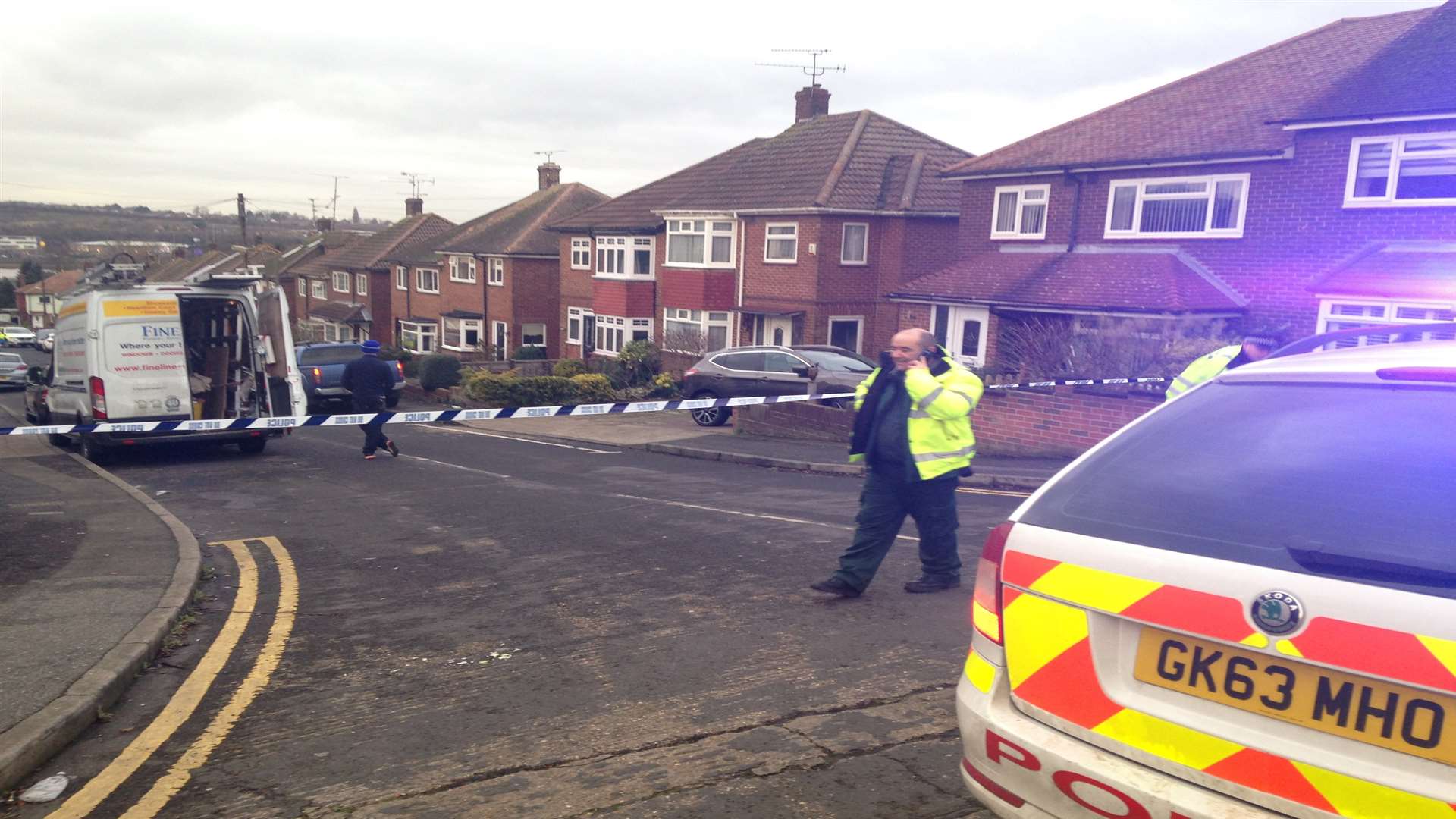 Armed police were sent to Brambletree Crescent.