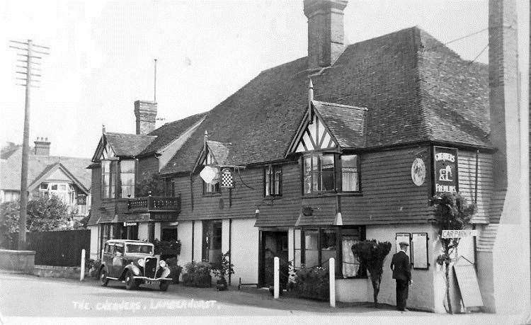 The Chequers Inn, Lamberhurst, in 1931. Picture: Rory Kehoe