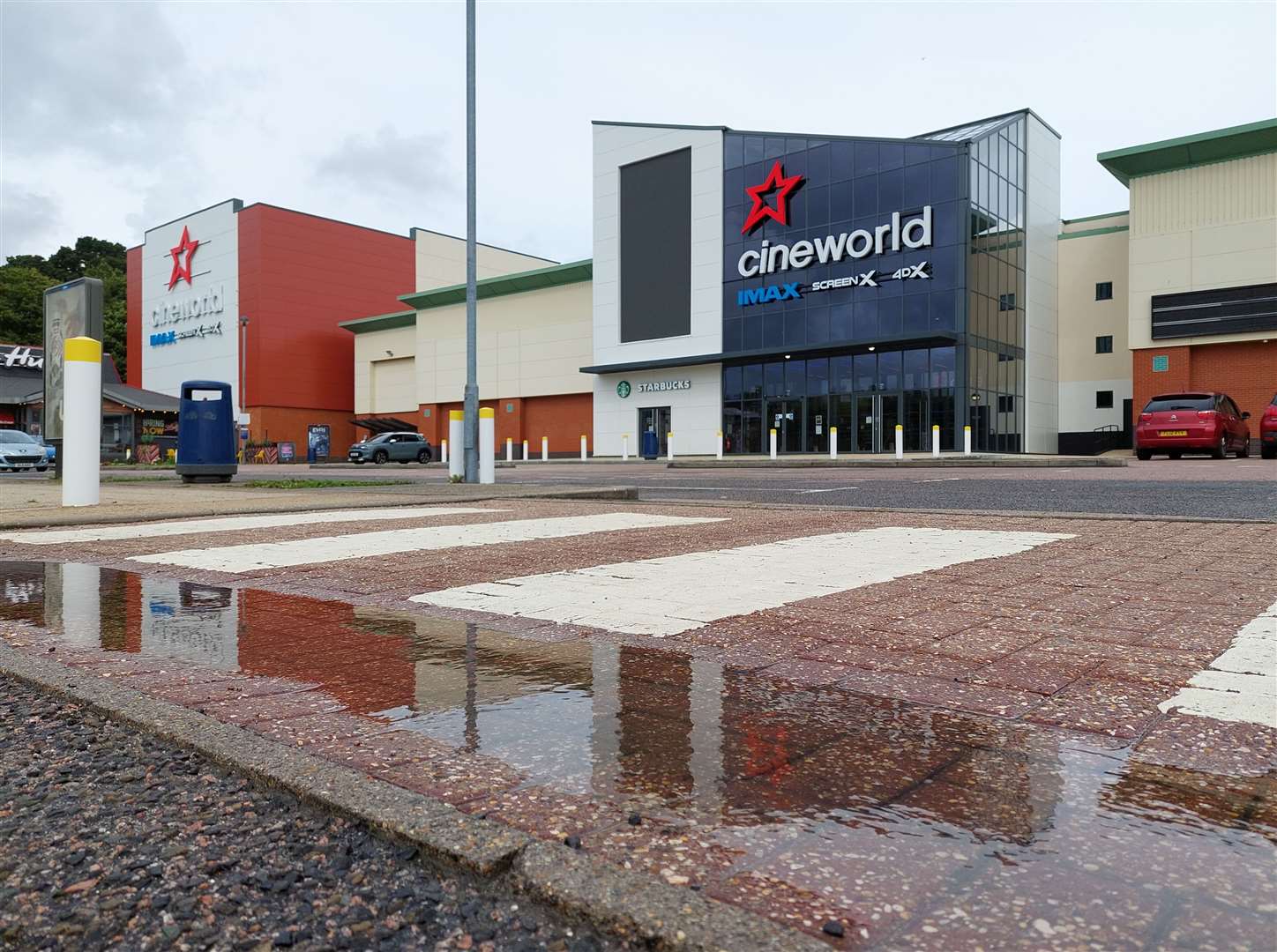 Cineworld in Ashford was forced to close after heavy rain
