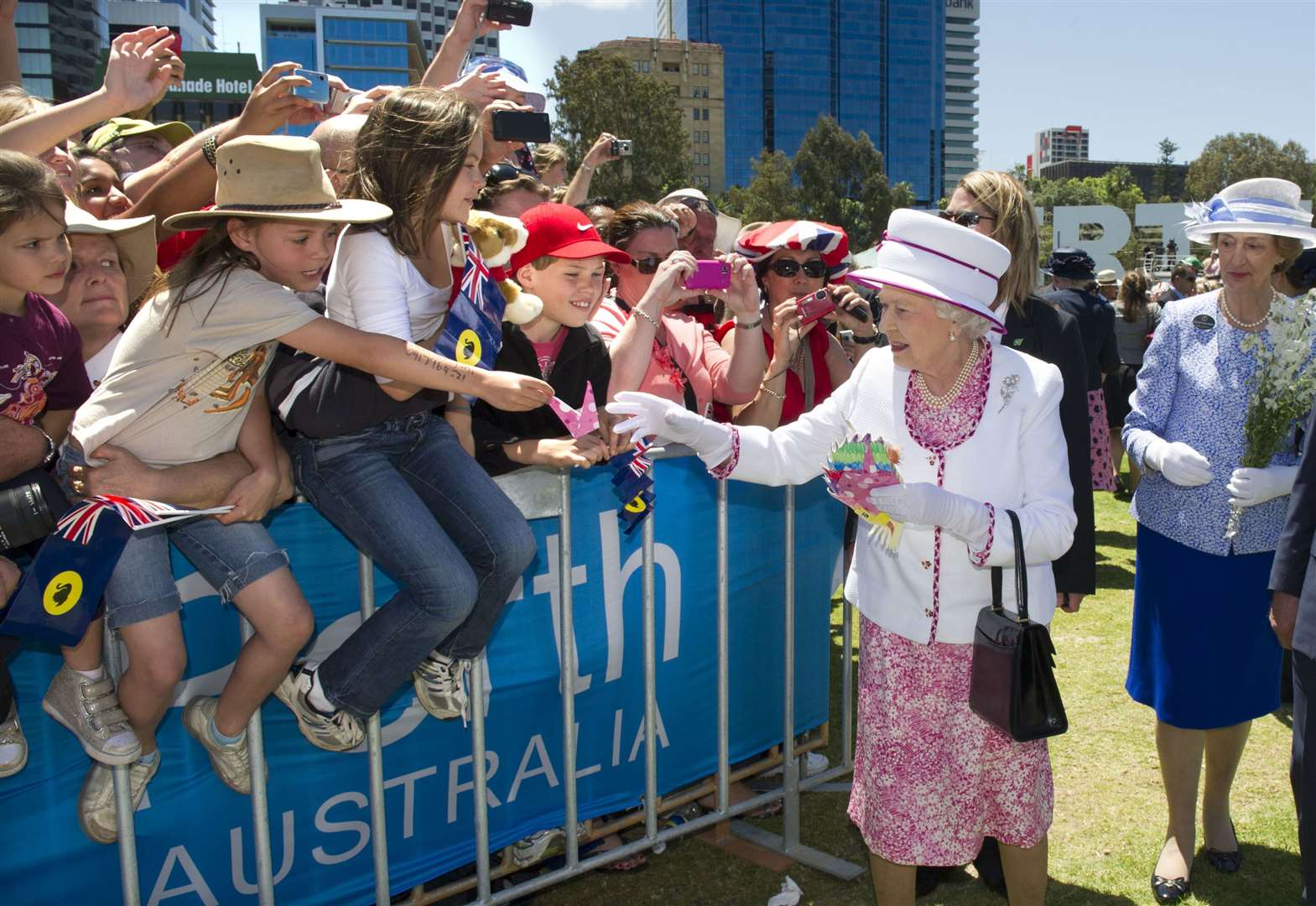 The Queen in Perth on a tour of Australia in October 2011 (John Stillwell/PA)