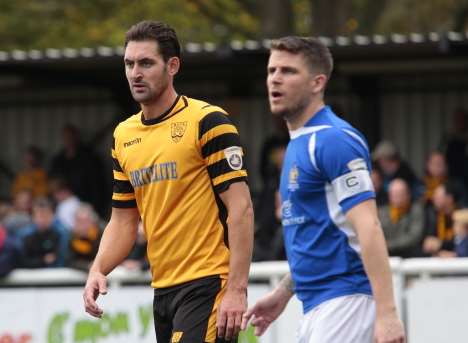 Former Dartford striker Jay May is now scoring goals for Maidstone Picture: Martin Apps