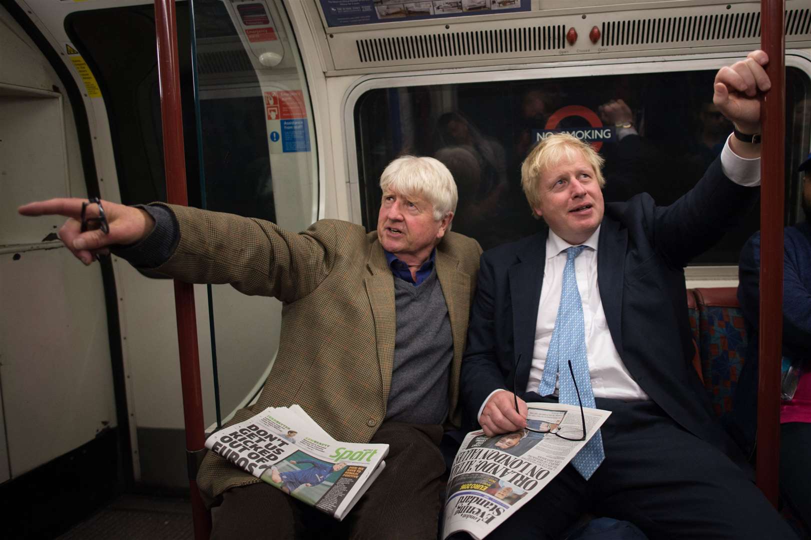 Boris Johnson has refused to condemn his father Stanley’s trip to Greece (Stefan Rousseau/PA)