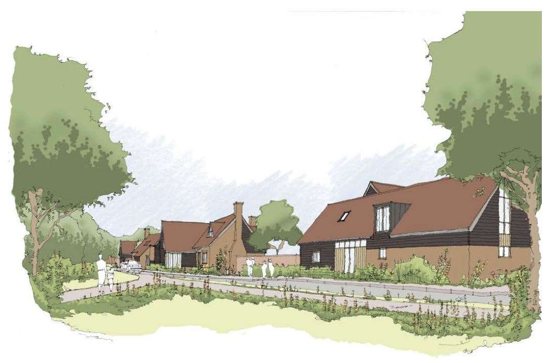 How Bobbing Garden Village could look. Picture: SBC planning portal (61120557)