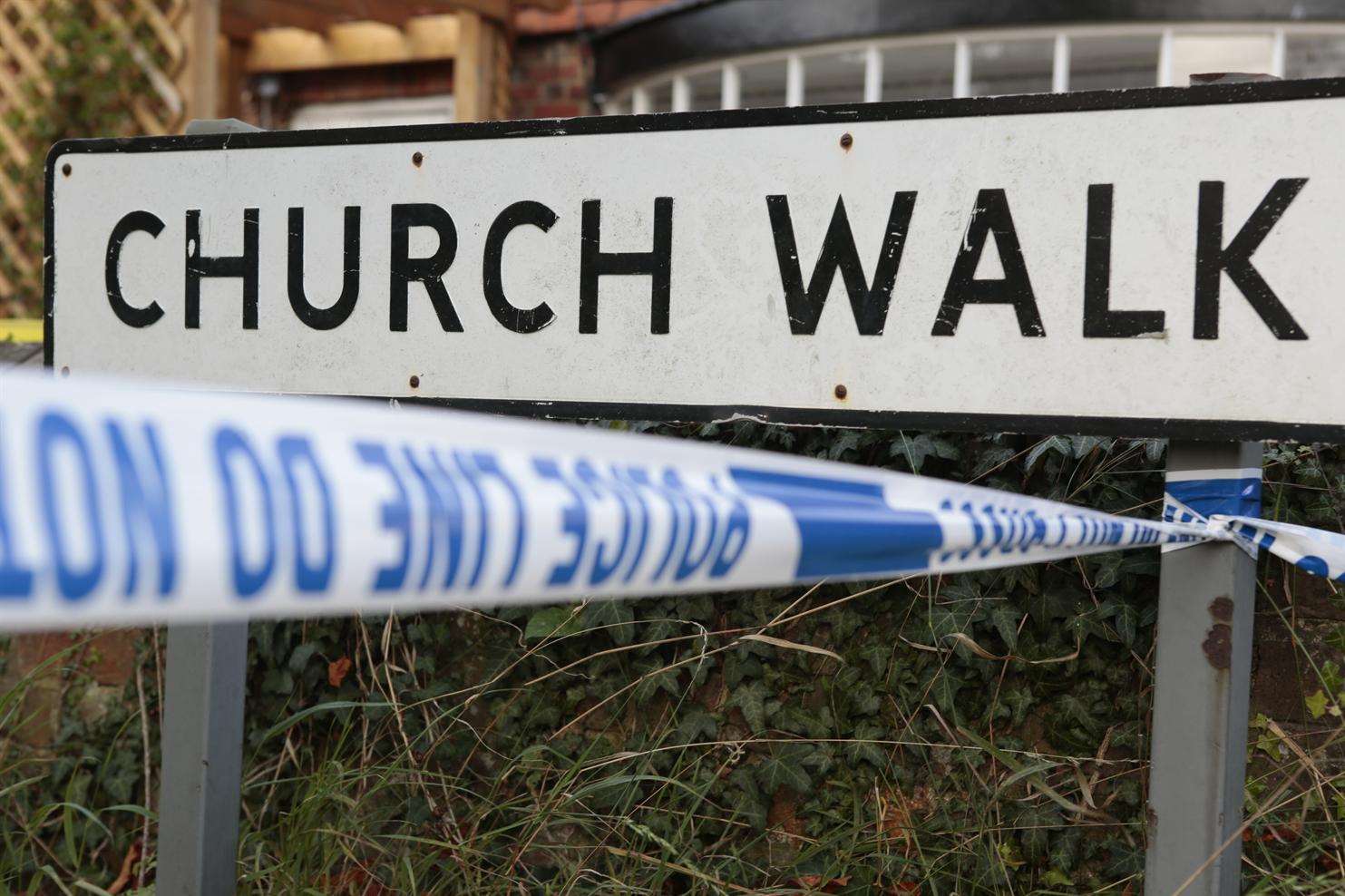 The body was discovered near Church Walk