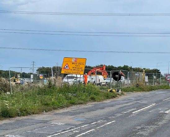 Works at the Grovehurst Junction started on August 14 and are set to last until October 2024