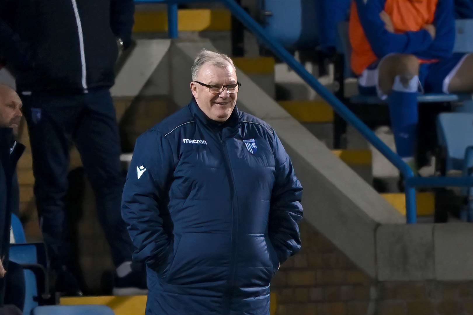 Gillingham manager Steve Evans says there is no pressure on his side Picture: Keith Gillard