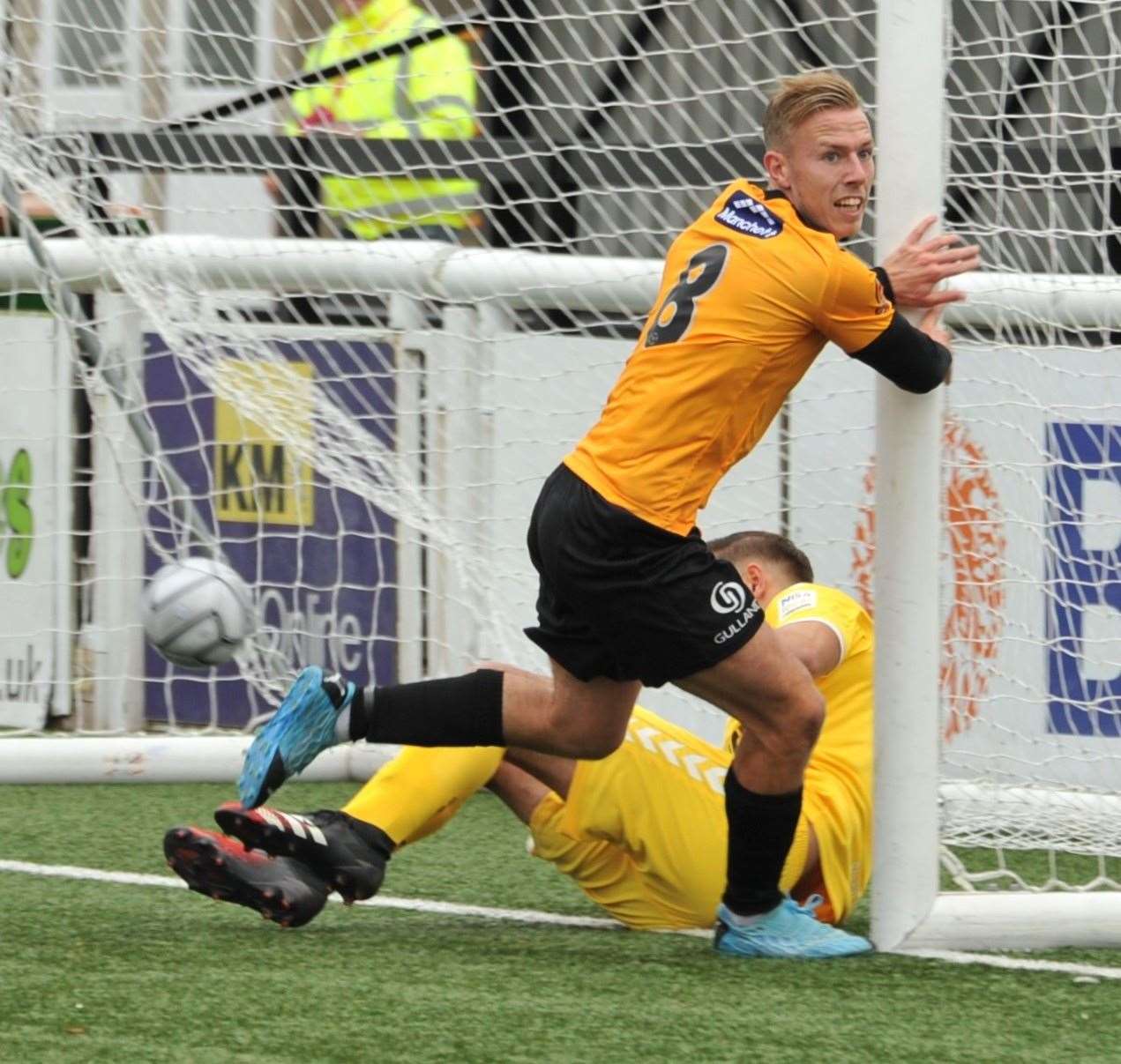 Sam Corne is Hakan Hayrettin's most improved player at Maidstone Picture: Steve Terrell