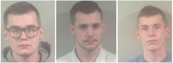Scott, Adam and Joshua Knight have all been sentenced to life in prison. Picture: Kent Police