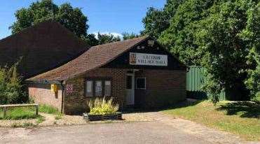 The new shop and changing rooms would be behind Ulcombe Village Hall