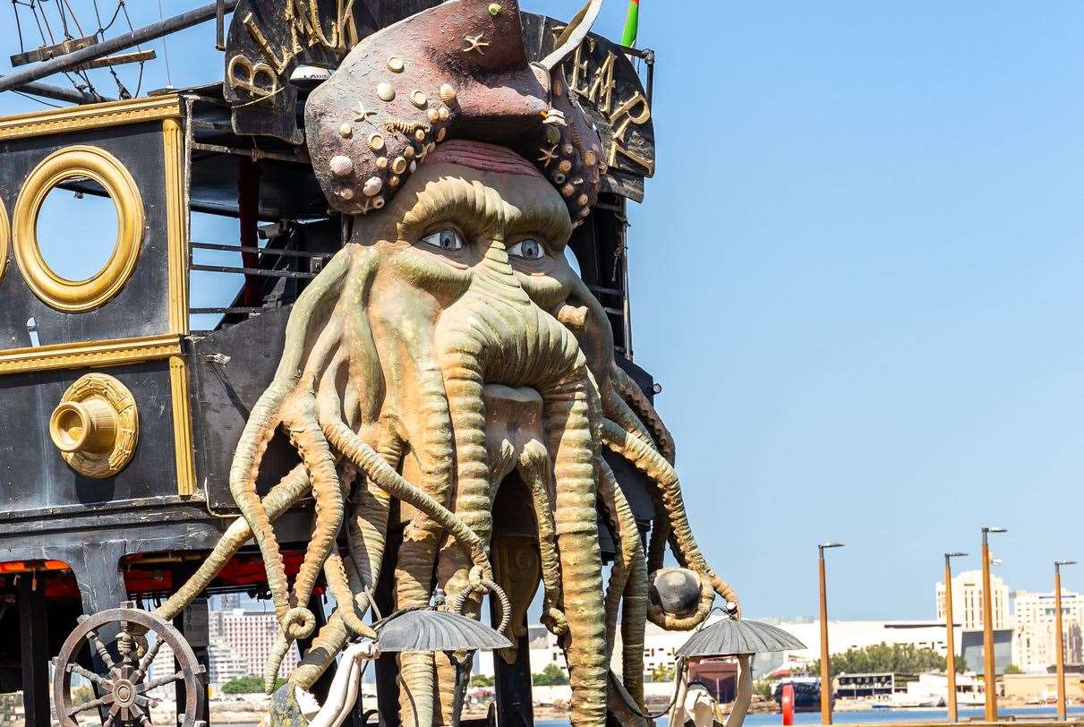 The statue has been likened to sea creatures such as Davy Jones in the Pirates of the Caribbean franchise. Picture: istock/Aleksandra Tokarz