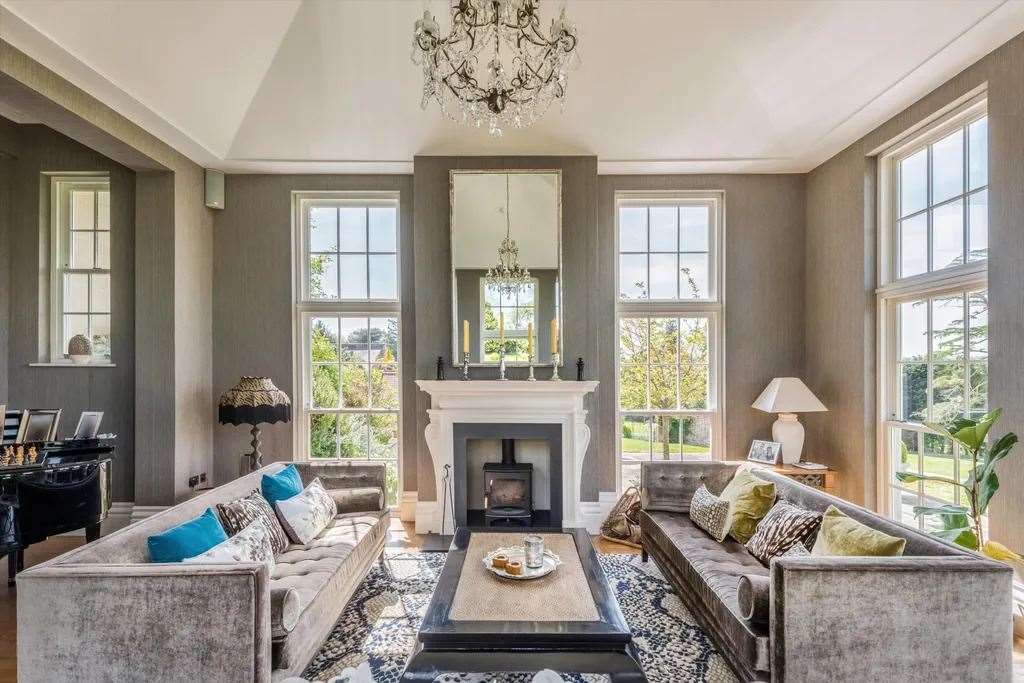 There's plenty of space to entertain with several reception rooms, including a drawing room and sitting room. Picture: Knight Frank