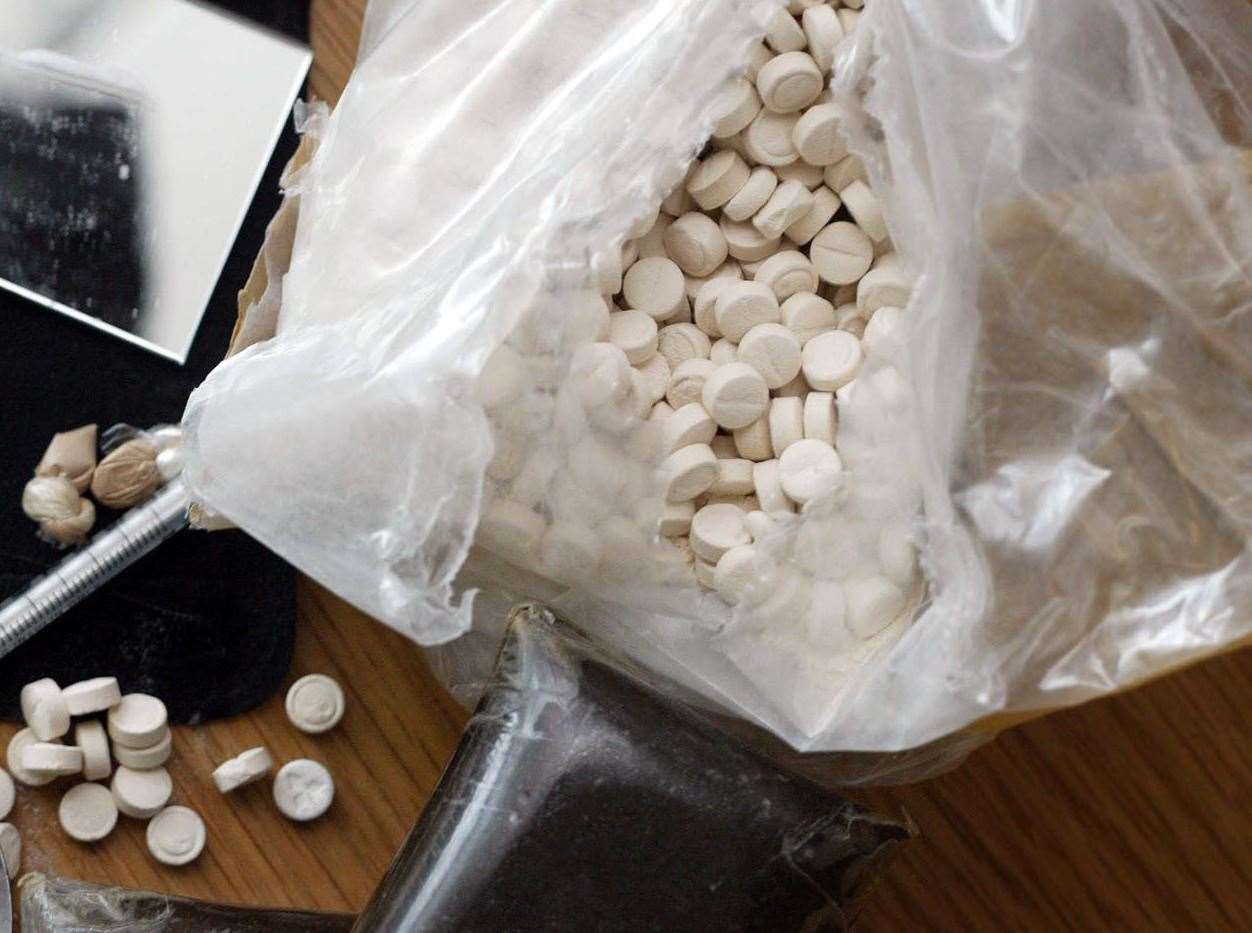 The car contained more than £250,000 worth of ecstasy tablets. Stock image