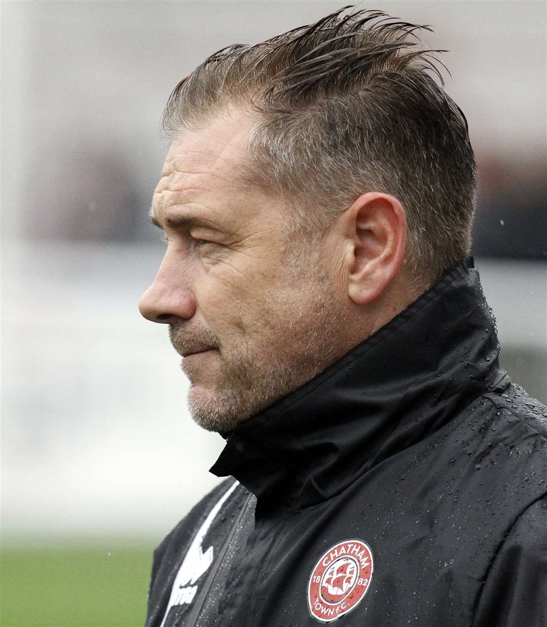 Chatham manager Scott Lindsey. Picture: Sean Aidan