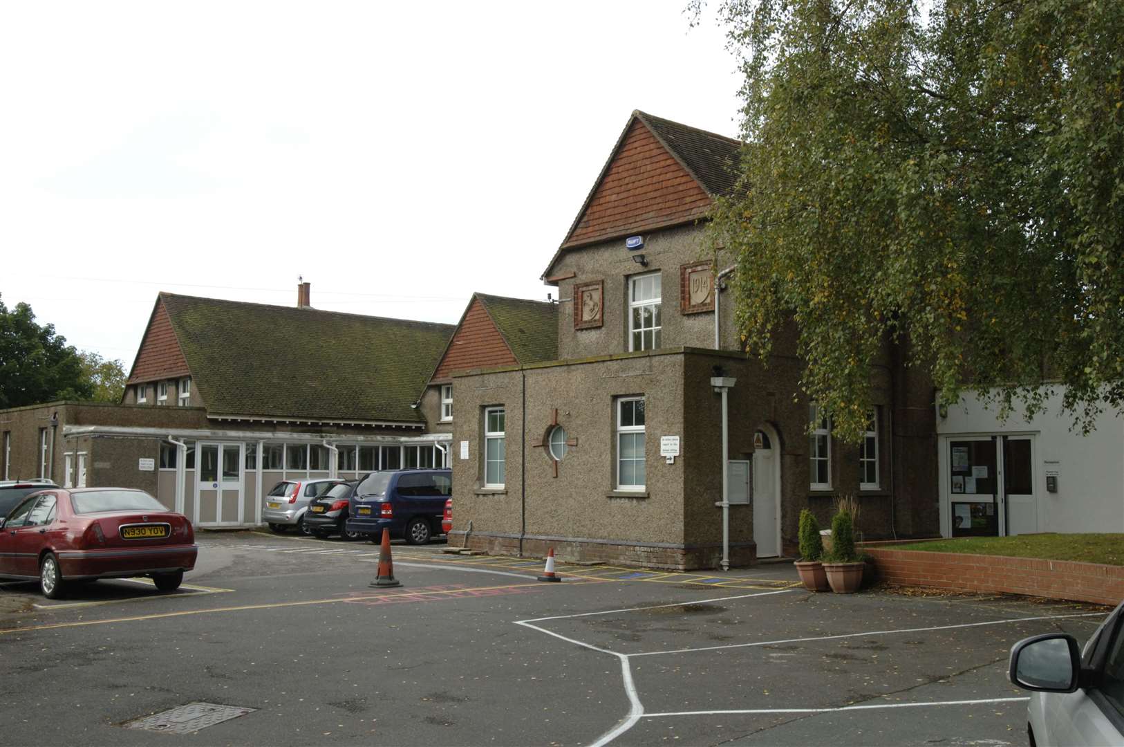 Although modernised, Sutton Valence Primary School is still based on the 1914 building that the boys knew
