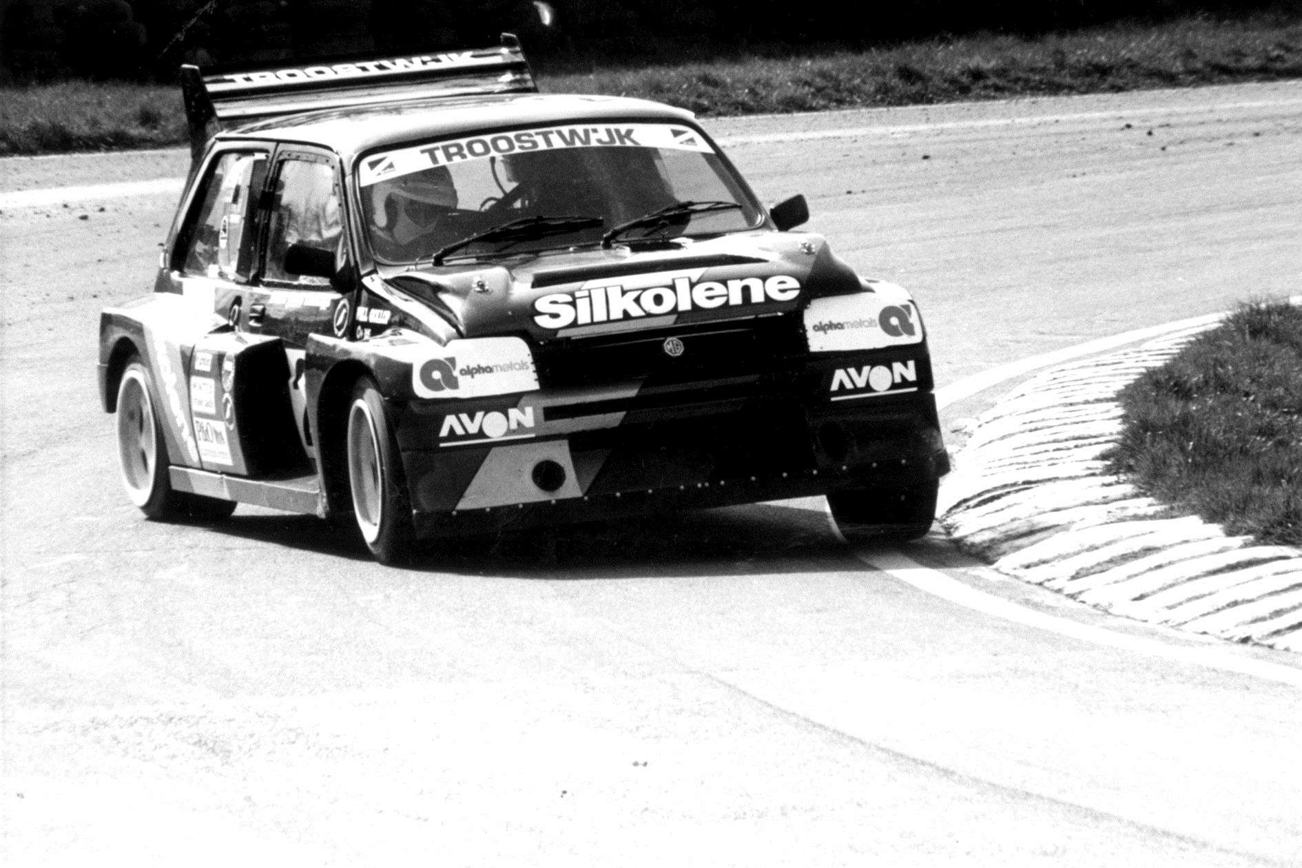 Gollop in action in his MG Metro 6R4. Picture: Tim Whittington