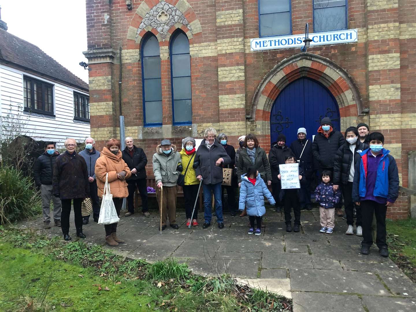 Villagers are keen to save the disused church building