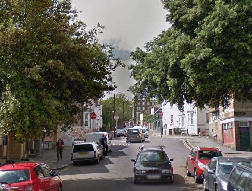 The assault happened in Addington Street in Margate. Picture: Google Street View. (20635654)