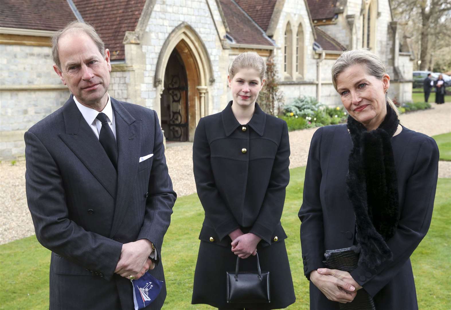 The Earl and Countess of Wessex, with their daughter Lady Louise Windsor (Steve Parsons/PA)