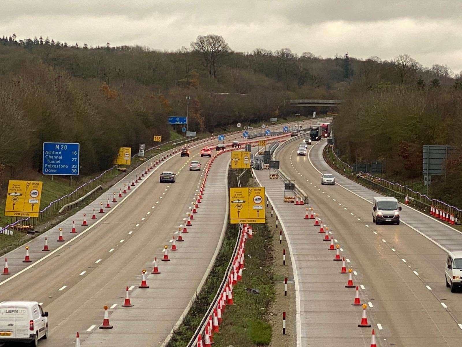 How the M20 looks today. Picture: Barry Goodwin